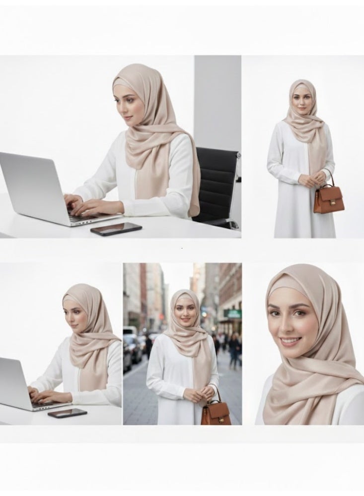 Muslim Headscarf Fixer Hijab Grip Headband - Special Under Scarf Band with Non-Slip Design, Secure & Comfortable Hair Band for Women - Image 2